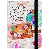 Pink Passport Holder,Cute Passport Cover,Travel Wallet with Credit Card Slots Rfid passport Wallet Waterproof Documents Organizer Women Men (The Traveler)