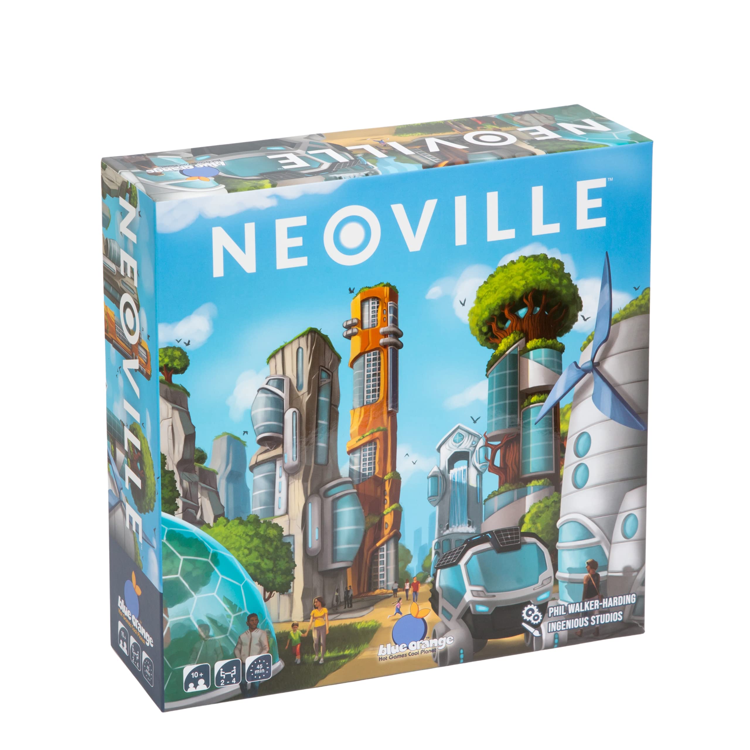 Blue Orange | Neoville | Strategy Game | Ages 10+ | 2-4 Players | 45 Minutes Playing Time