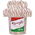 Red and White Peppermint Flavor Large 1.0 oz Candy Canes 1-80 Count Jar