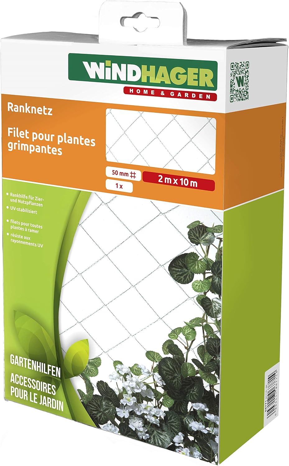 WINDHAGER – Red Rank, Malla 50 mm, 10 x 2 m, Verde: Amazon.es: Jardín