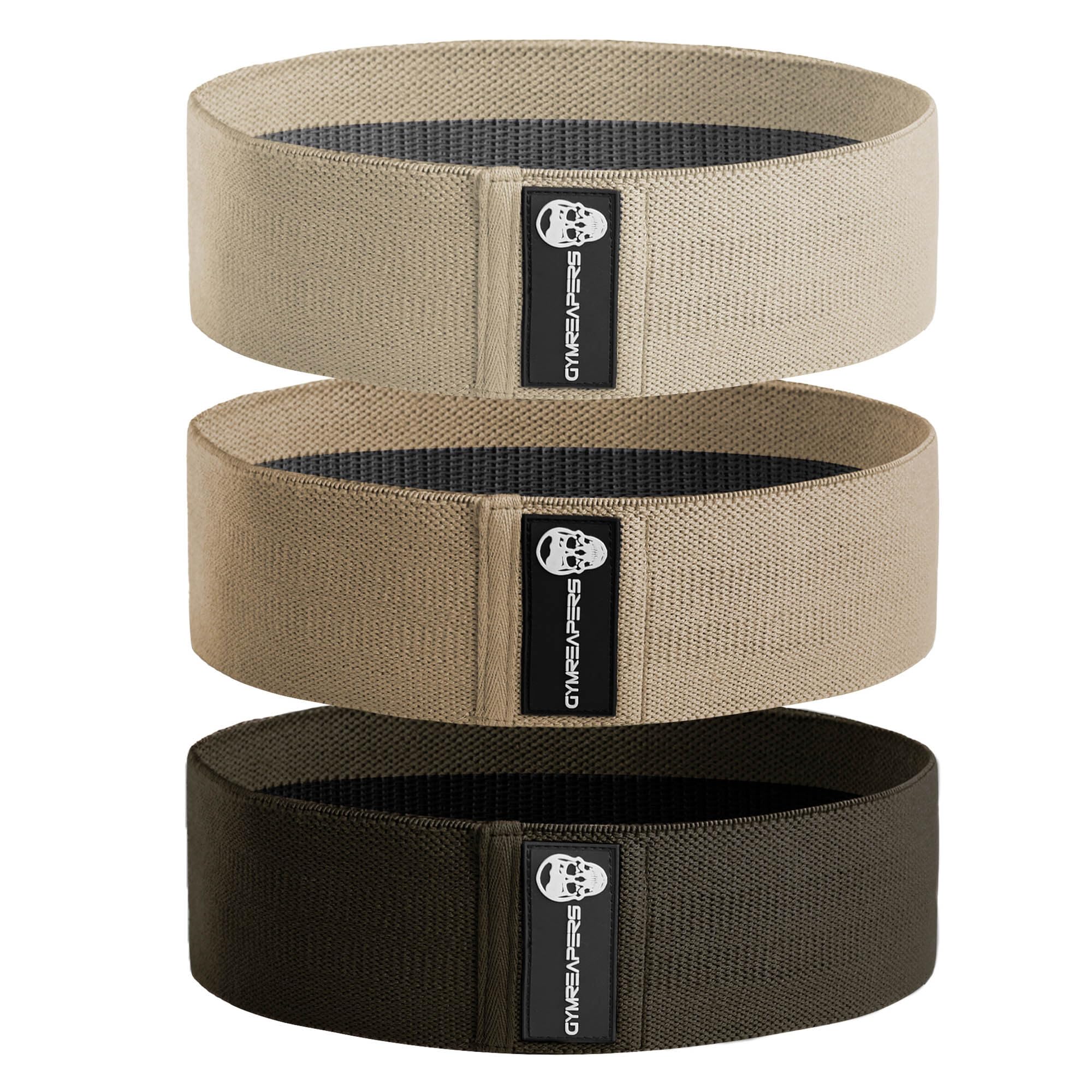 Photo 1 of Gymreapers Hip Bands for Booty Workouts | Non Slip Fabric Band Set with 3 Levels - Resistance Bands for Legs & Hip - for Men & Women (Nude)