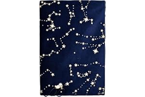 BLBMH A5 Book Covers for Paperbacks Book Cover Fit for 5.5x8.3 inch Adjustable Book Jacket Cover for A5 Diary Books Fabric Softcover Protector for Notebook - Velvet Blue 8.3in