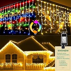 KNONEW Christmas Lights Outdoor Color Changing 400