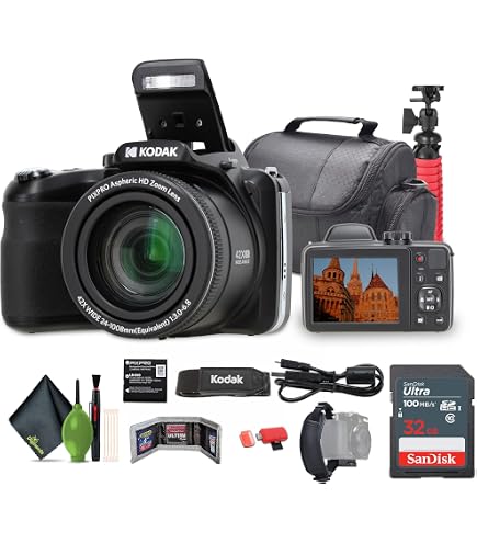 Amazon.com: KODAK PIXPRO AZ425 - Cámara digital de 20 MP, zoom