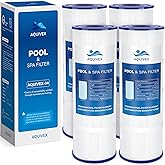 AQUIVEX CCP320 Pool Filter Cartridges, Compatible with Pentair Clean & Clear Plus 320, Pentair 160340, 178580, R173573, Pleatco PCC80-PAK4, Unicel C-7470, Filbur FC-1976, Waterway 817-0081 (4 Pack)
