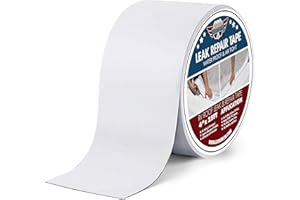 Leisure Coachworks RV Sealant Tape, 4 Inch x 25 Foot RV White Roof Seal Tape UV & Weatherproof Sealant Roofing Tape for RV Re