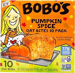 Bobo's Oat Bars, Pumpkin Spice Oat Bites, 13 Ounce