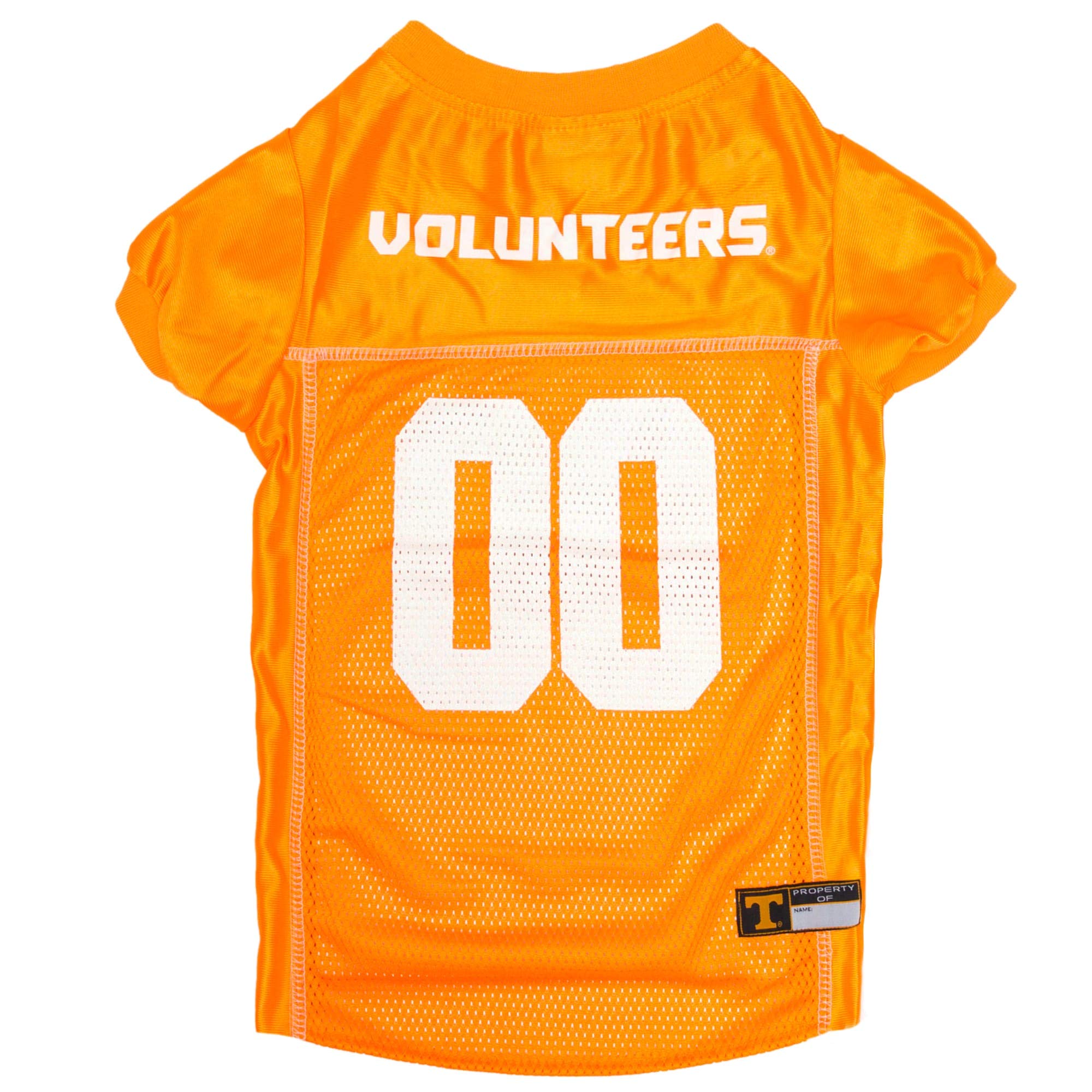 Pets First NCAA College Tennessee Volunteers Mesh Jersey for DOGS & CATS, XX-Large. Licensed Dog Jersey with your Favorite Football/Basketball College Team