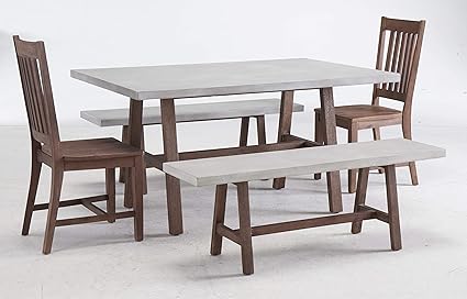 Amazon Com Home Styles 5134 3198 Concrete Chic 5 Piece