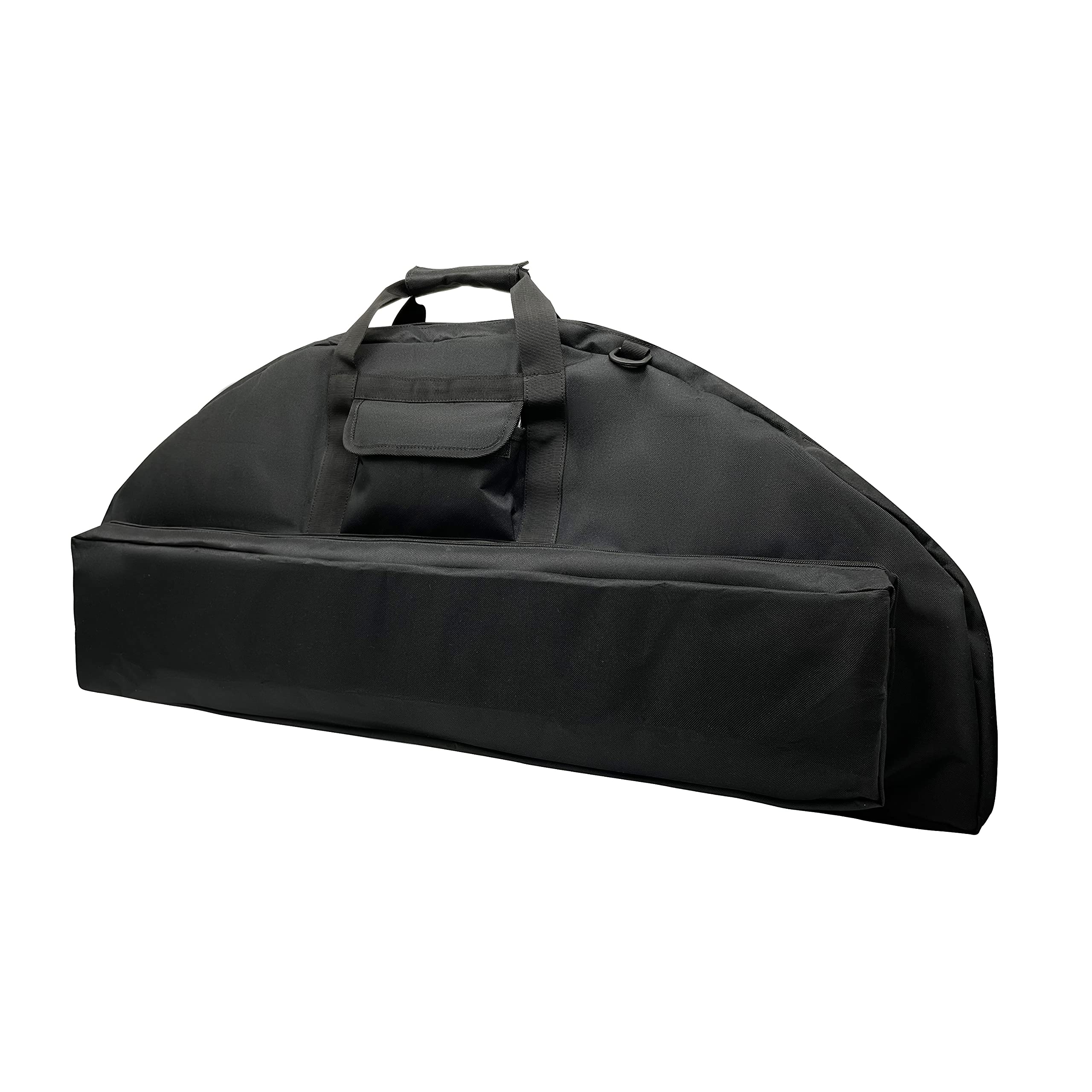 Alephnull Compound Bow Bag with Sides Quiver and Arrow Bags Soft Bow Bag for Outdoor Hunting Shooting Recurve Bow Holder with Storage Bags for Archery Accessories (Black, 94CM)