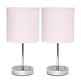Simple Designs LT2007-BPK Chrome Mini Basic Table