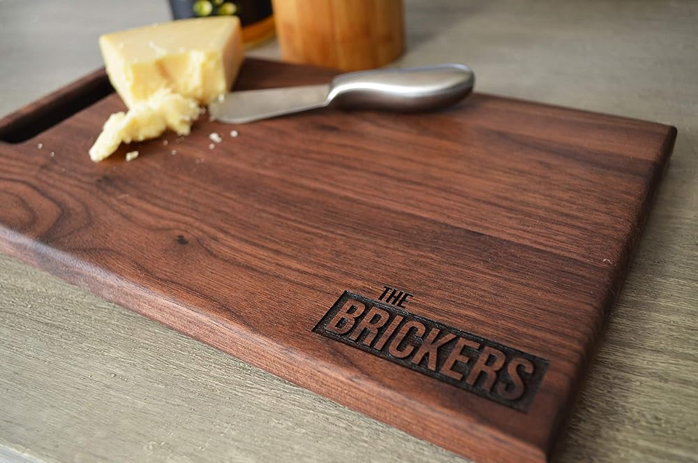 Personalized Laser Engraved Wood Cutting Board Handmade
