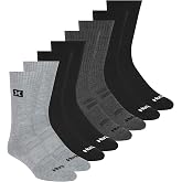 Hurley Men's 8 Pack Sport Cushioned Crew Socks