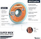 MG Chemicals 424-LF Super Wick Desoldering Braid Unleaded Solder 1.5m x 1.5mm view 3