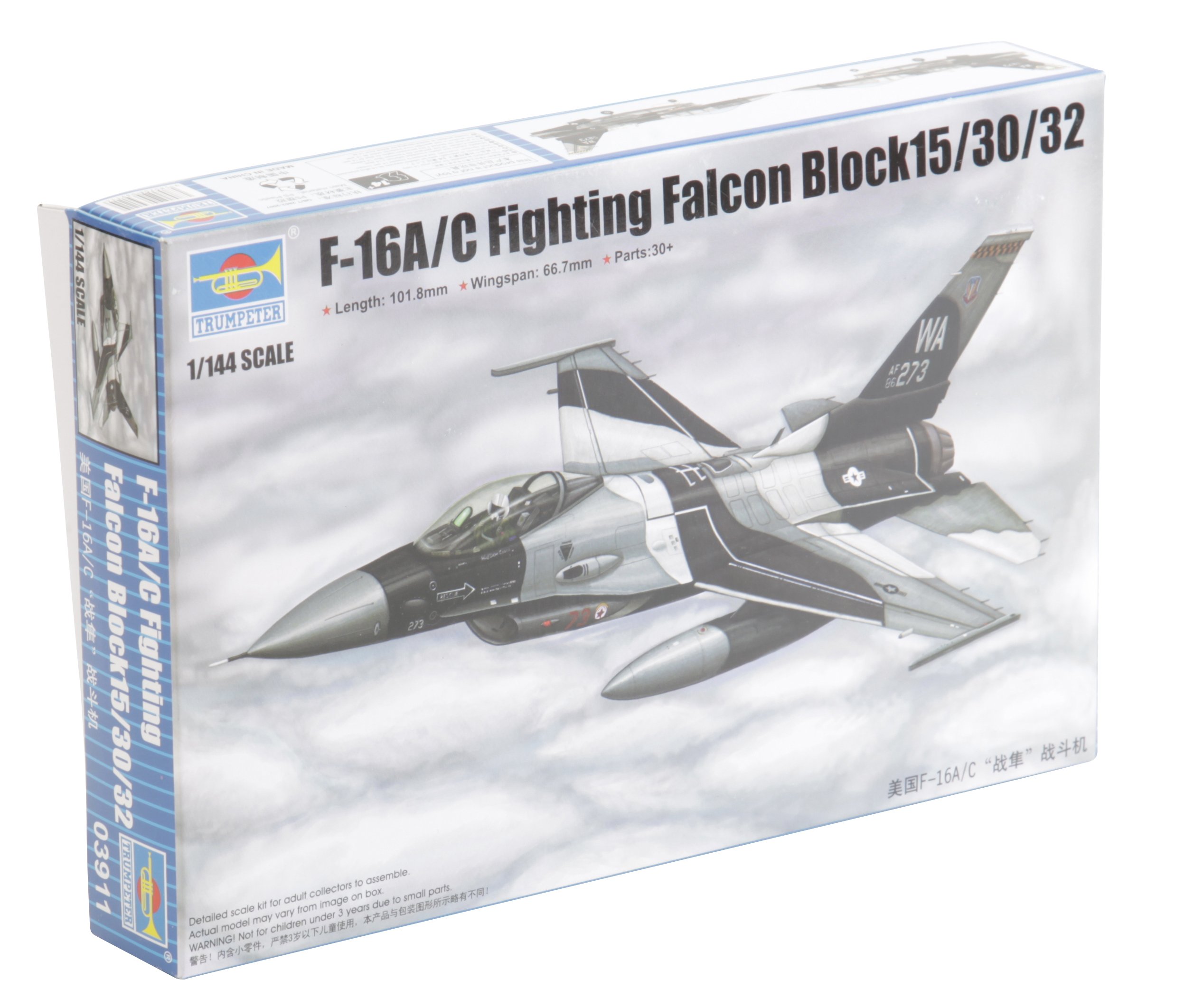 Trumpeter 1:144 - F-16A/C Fighting Falcon Block 15/30/32