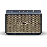 Marshall Acton III Bluetooth Home Speaker - Loud Stereo Sound with Bass and Treble Controls | Plug-in Powered | 3.5 mm Aux Input - Midnight Blue