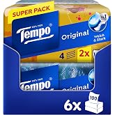 Tempo Facial Tissues, 12 Boxes of 100 Tissues Each (1200 Total)