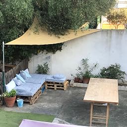 Cool Area Toldo Vela de Sombra Triangular 5 x 5 x 5 Metros ...