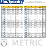 GLARKS 834Pcs O-Ring Assortment Kit Metric SAE Rubber Seals Gaskets Picks Hooks view 2