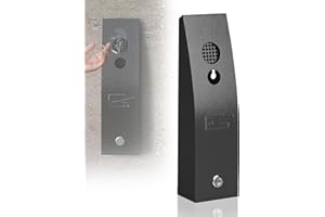 Wall mounted Cigarette Butt Disposal,Receptacle,Ashtray,Bin,Fireproof, Prevention of Waterlogging, Corrosion Resistant, Smoke