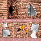 WeCooper 100mm 4in Stainless Steel Vent Cover with Backdraft Shutter view 8