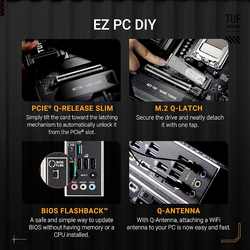 TUF Gaming X870-PRO WIFI7 W NEO AMD ATX-Mainboard