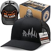 LARIX Trucker Hat Men - Snapback Cap with Breatheable Mesh Back, Hats for men, Mens Hat, Mens Trucker Hats