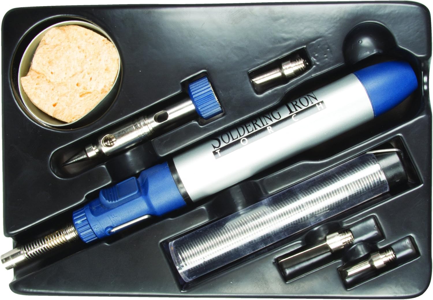 MAPLIN 30W to 100W 3in1 Gas Soldering Iron Kit Blue Amazon.co.uk