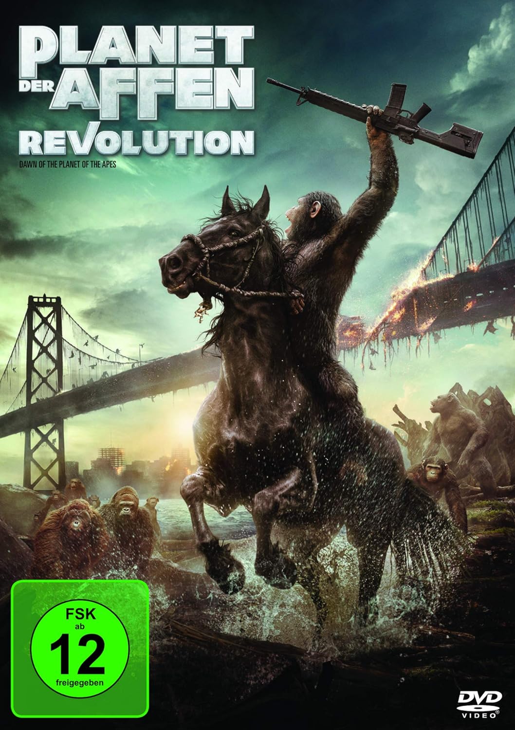 Planet Der Affen Revolution Amazon De Andy Serkis Jason Clarke Gary Oldman Keri Russell Toby Kebbell Kodi Smit Mcphee Judy Greer Kevin Rankin Kirk Acevedo Enrique Murciano Jr Michael Giacchino Matt Reeves Andy