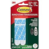 Command Outdoor Refill Strips, 4-Medium, 2-Large Strips, Re-Hang Outdoor Hooks