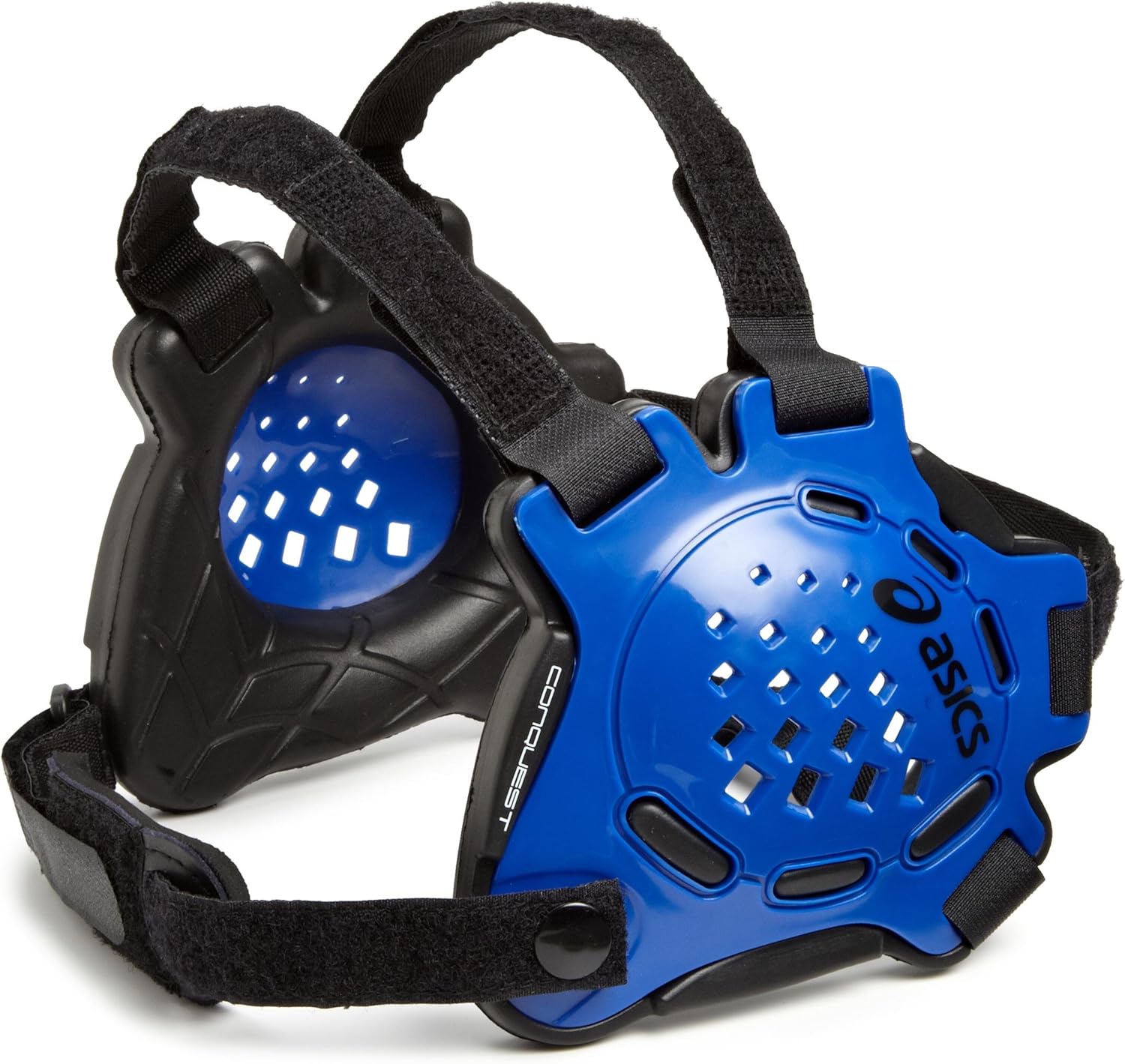 ASICS Conquest Earguard, Black/Black, One Size : Wrestling Ear Guards : Clothing
