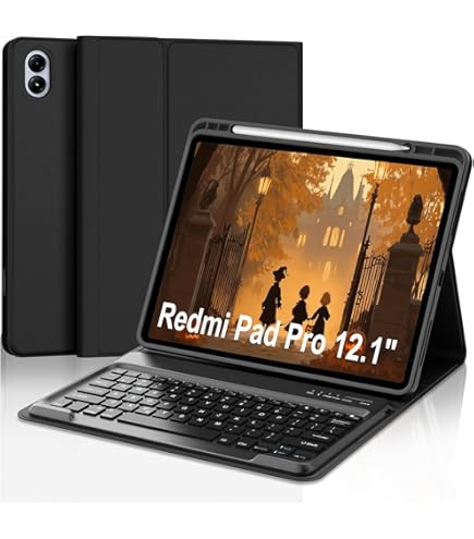 Amazon.com: for Redmi Pad Pro Keyboard with Case and Mouse