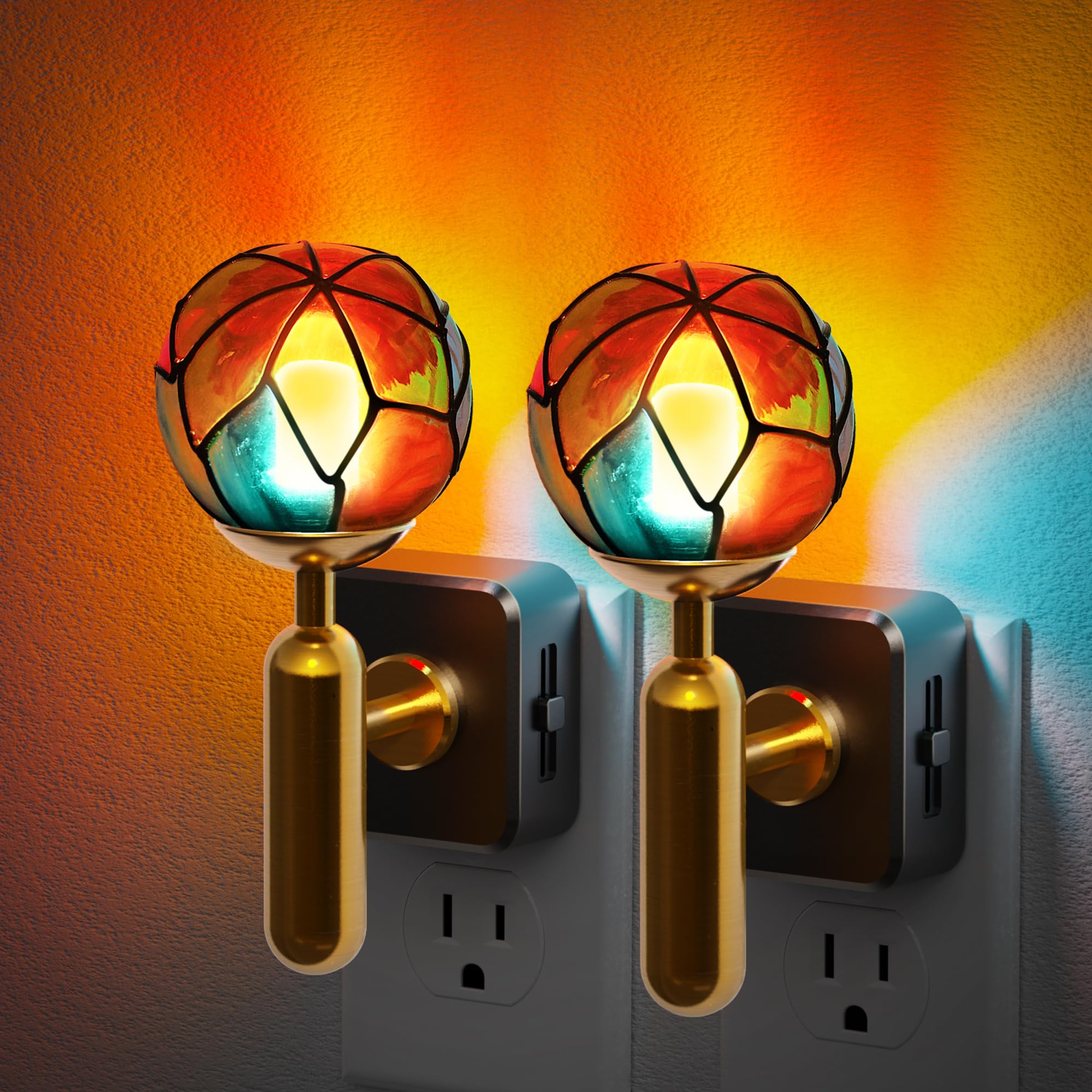 JandCase Night Light Plug in, Night Lights Plug into Wall, 3000K Soft Light LED NightLights, 0-100LM Dimmable Night Light, Built in Dusk to Dawn Sensor for Hallway Bedroom Stairway Image