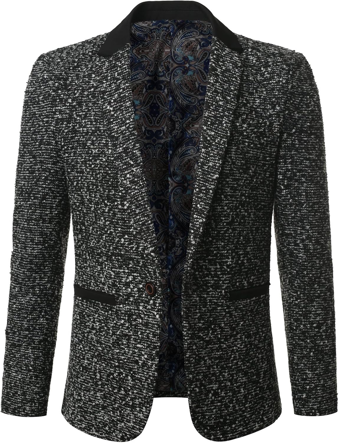 MONDAYSUIT Linton Tweeds Look Extra SlimFit Skinny Fashion Blazer