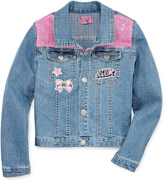 jojo siwa blue jean vest