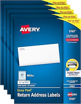 avery 8167 labels white