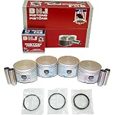 DNJ PRK610 Piston and Ring Kit For 1990-1997 Nissan D21 Pickup 2.4L L4 SOHC 12V Naturally Aspirated KA24E