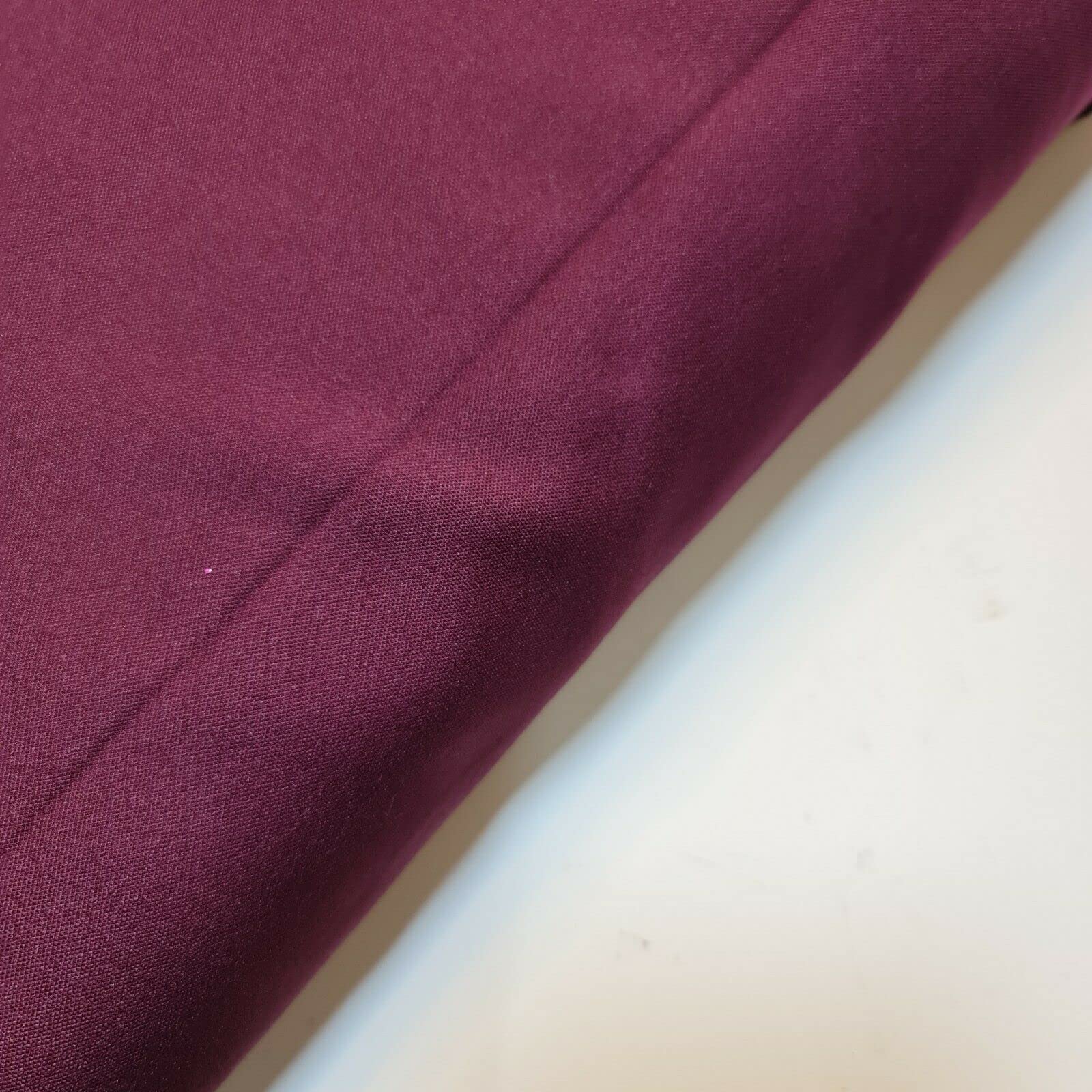 Plain & Printed Scuba Crepe Jersey Stretch Spandex Fabric – Dressmaking Material for Casual & Formal Wear | 58" (150cm) Wide | Sold Per Meter (Pre-Cut Lengths) (Plum)