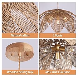 WYYSDWNE Farmhouse Chandeliers for Dining