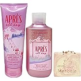 Bath & Body Works Après All Ultimate Hydration Body Cream and Body Wash with a Himalayan Salts Springs Bar