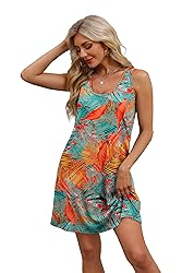WEESO Spring Summer Vacation Dresses for Women Plus