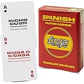 Lingo Spanish Playing Cards in Wayfarer Tin Box | Travel Flashcards | Learn Spanish Vocabulary in A Fun & Easy Way | 52 Essential Translations