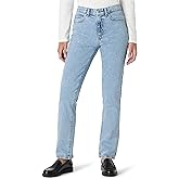 Amazon Essentials Women's High-Rise Straight Leg Jean