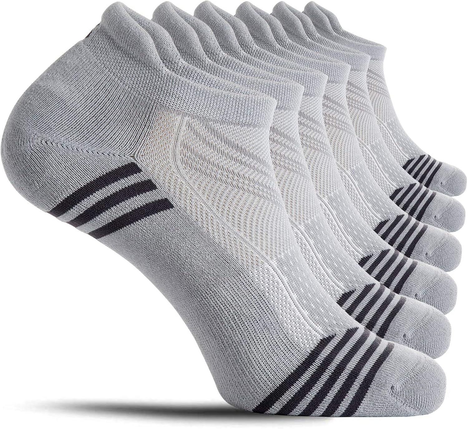 CelerSport Ankle Running Socks for Men and Women Low Cut Athletic Sports Socks(6 Pairs) at  Women’s Clothing store