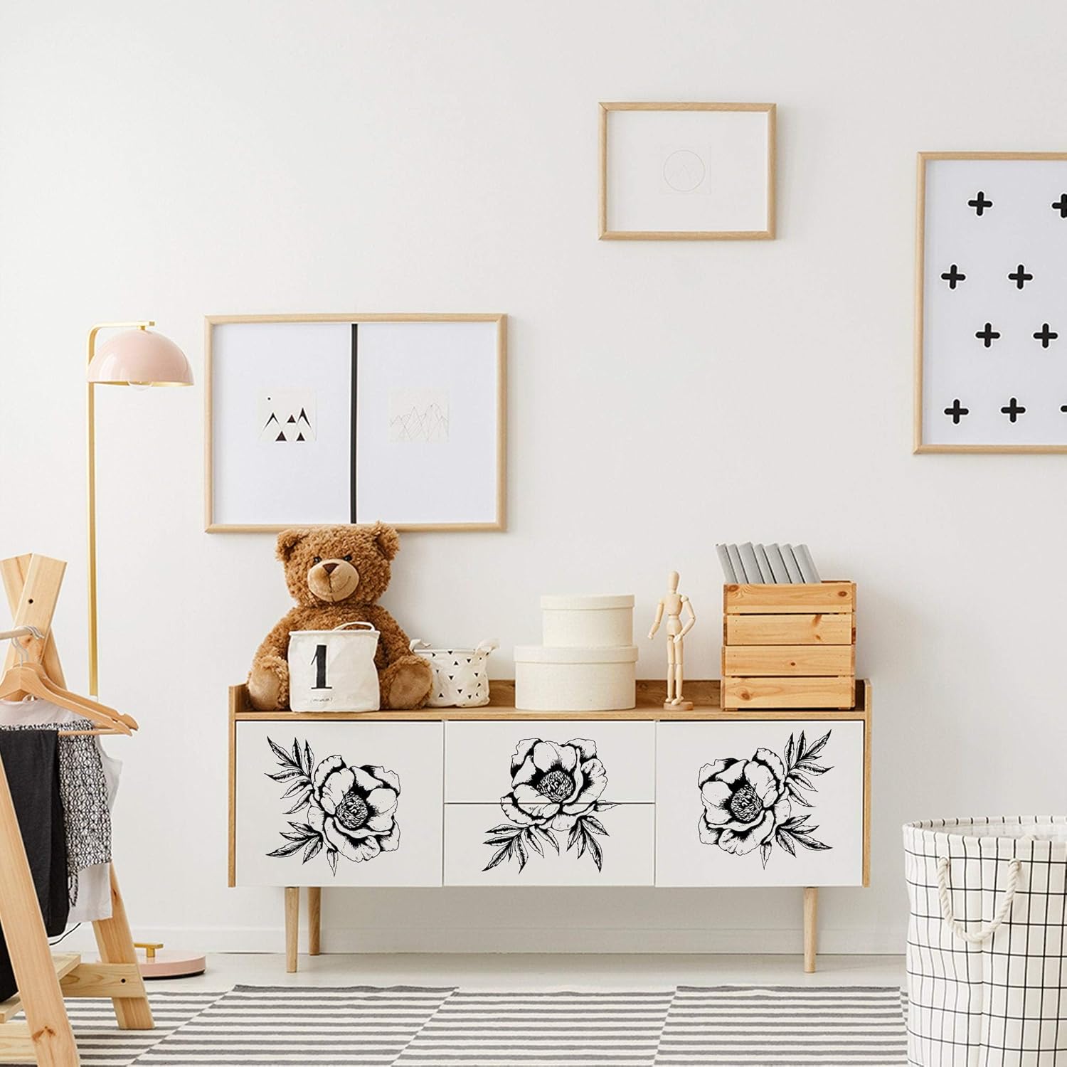 Vinyl Sticker For Furniture Decal For Children Baby Wall Room And Table Malm Chair Decoration Kid Transfer Peel Wrap Surface Decor Stick Amazon Co Uk Diy Tools