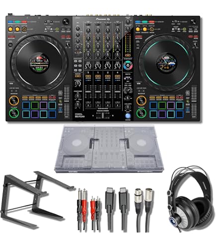 DDJ-FLX4 HDJ-X5 セット Amazon.com: Pioneer DDJ-FLX10 4-Deck DJ Controller Bundle with