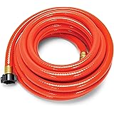Camco 25ft RhinoFLEX Gray/Black Water Tank Clean Out Hose - Ideal For Flushing Black Water, Grey Water or Tote Tanks 5/8" Ins