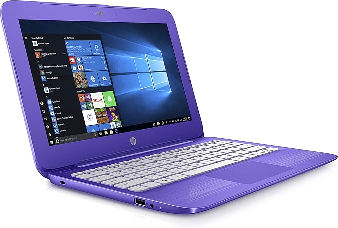 HP Stream 11-ah006na 11.6 Inch Laptop (Violet Purple) - (Intel Celeron ...