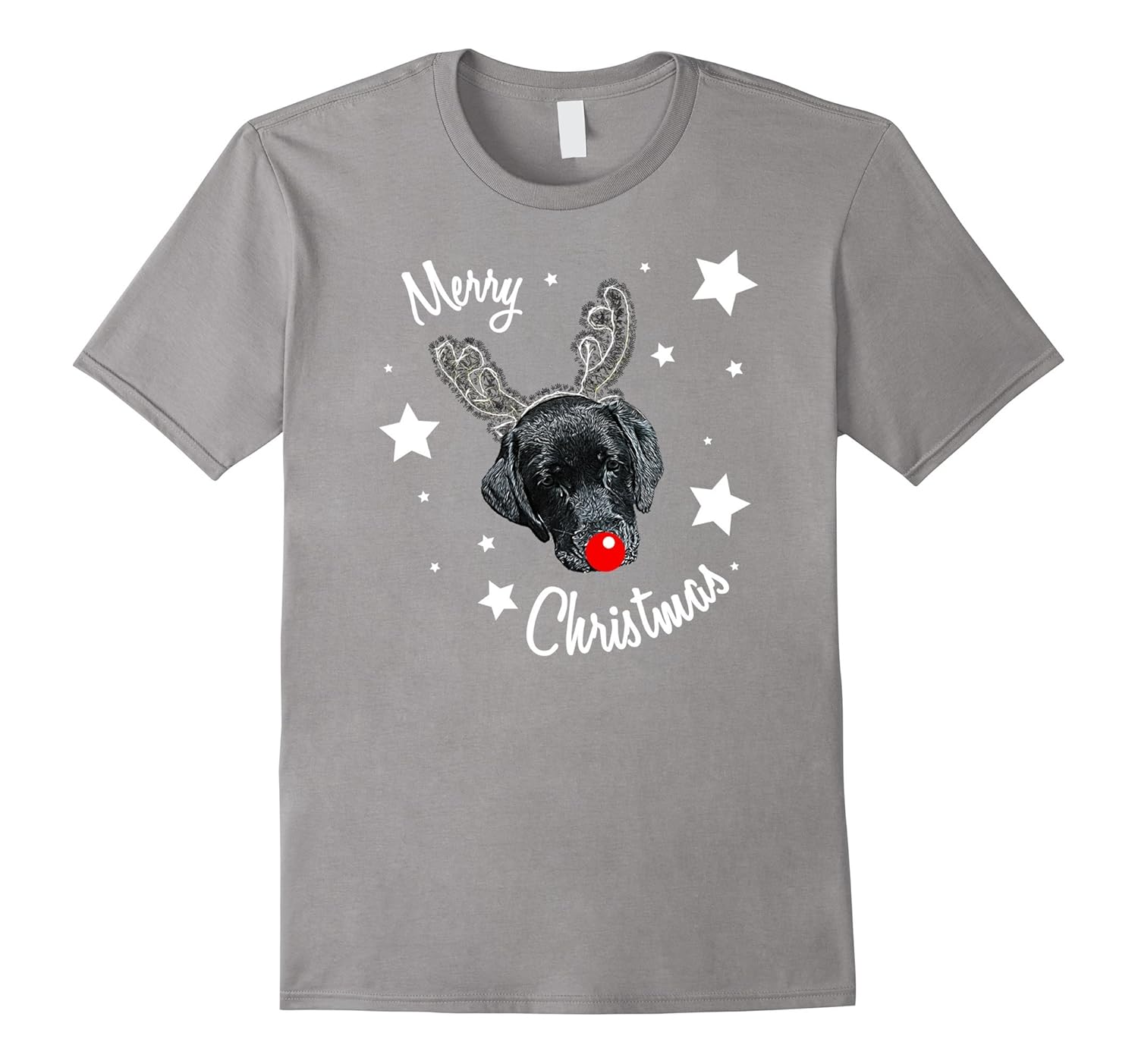 Funny Labrador Merry Christmas T-Shirt-ANZ