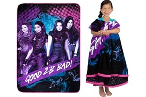 Franco - A48878 Kids Bedding Super Soft Plush Microfiber Blanket, Twin/Full Size 62" x 90", Disney Descendants 3
